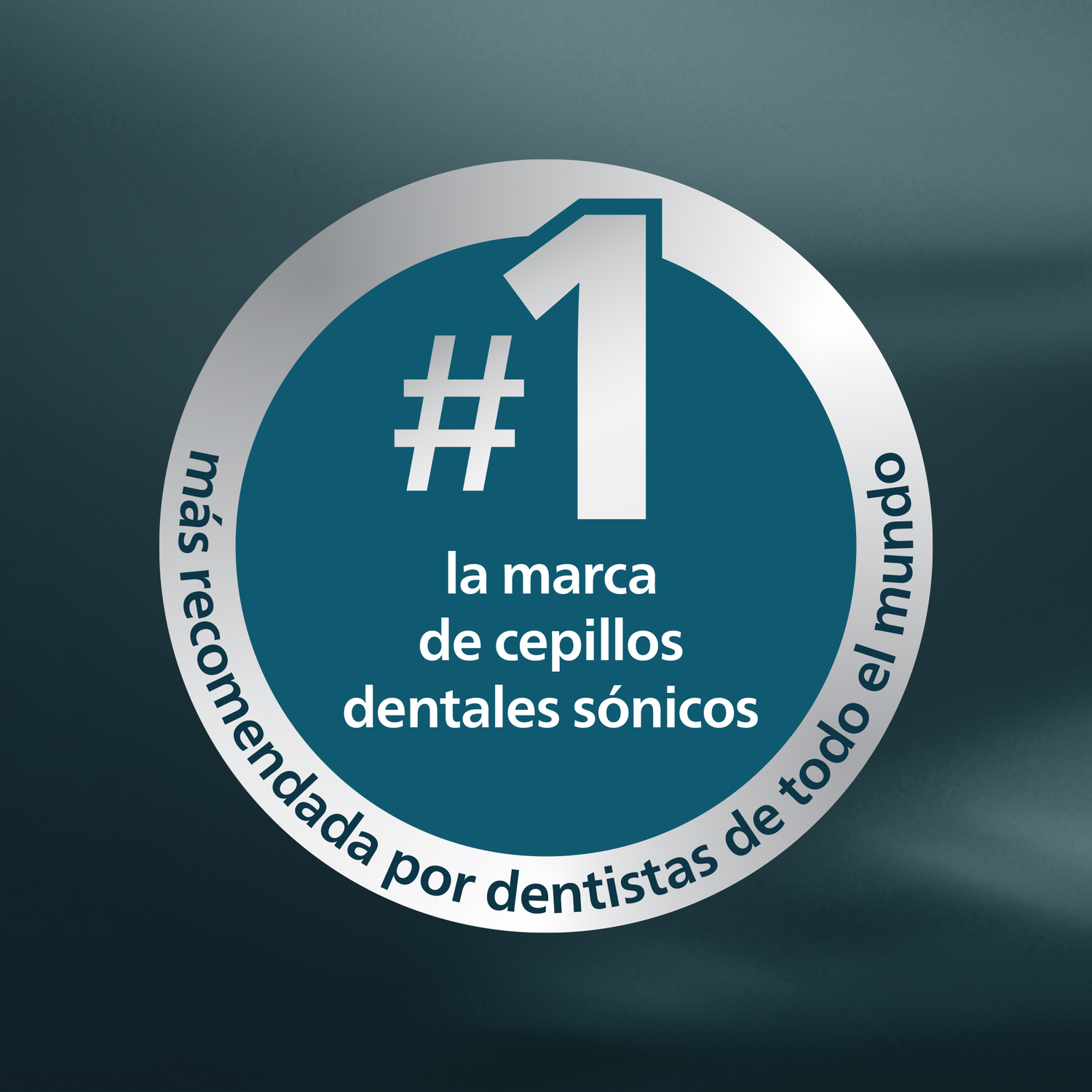 #1 la marca de cepillos dentales sónicos más recomendada por dentistas de todo el mundo.
