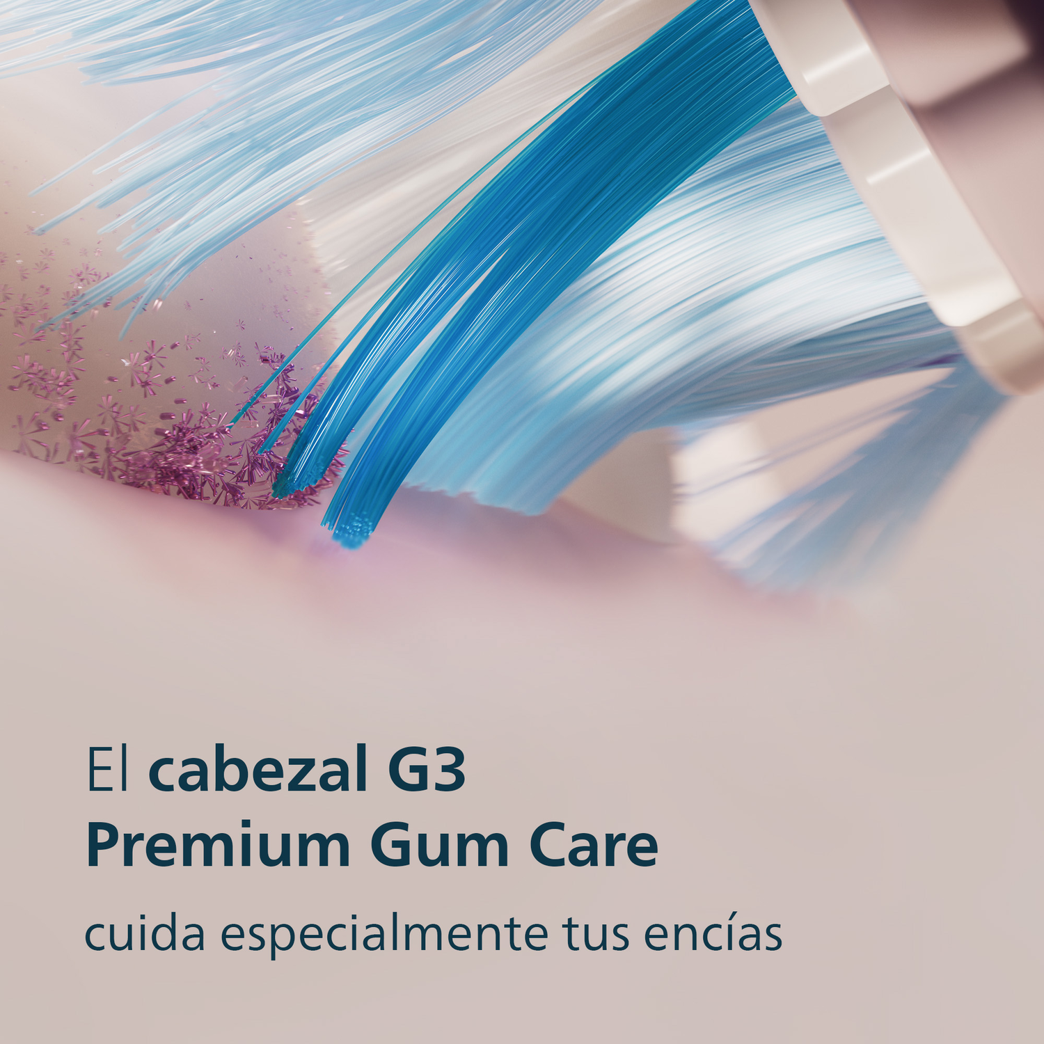 El cabezal G3 Premium Gum Care cuida especialmente tus encías.