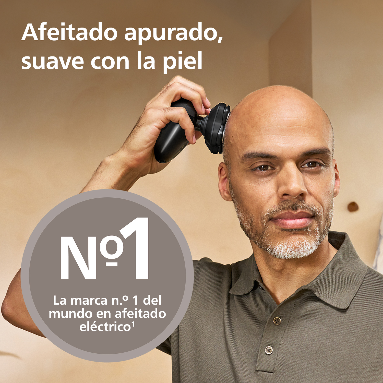 Afeitado apurado, suave con la piel. La marca nº1 del mundo en afeitado eléctrico.