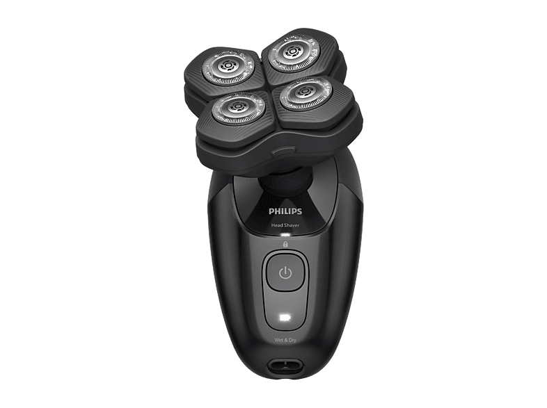 Philips – Afeitadora para la cabeza Philips Pro 5000, cabezal flexible 360, 60 min autonomía.