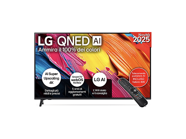 LG QNED AI 55QNED70A6A TV QNED, 55 ”