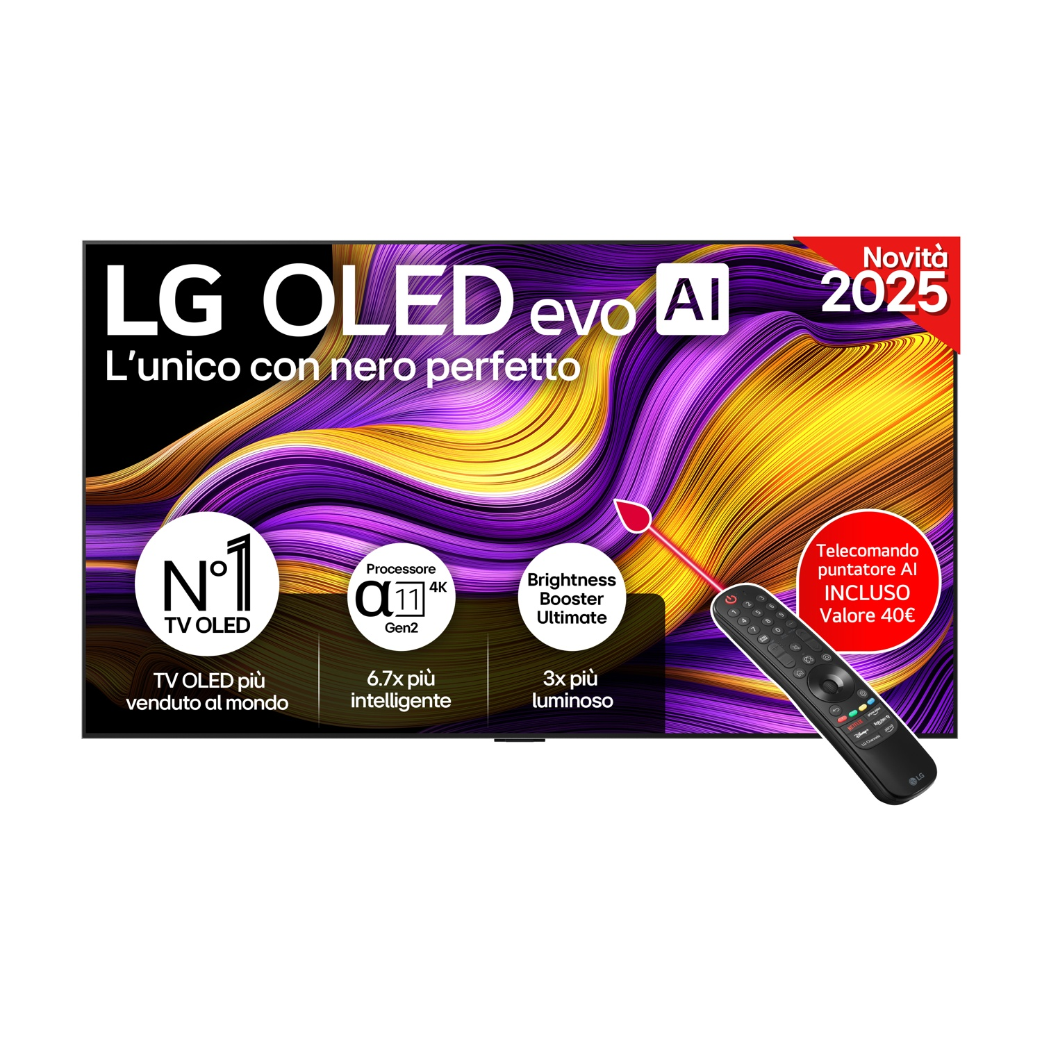 LG OLED evo G5 OLED65G54LW TV OLED, 65 ", OLED 4K