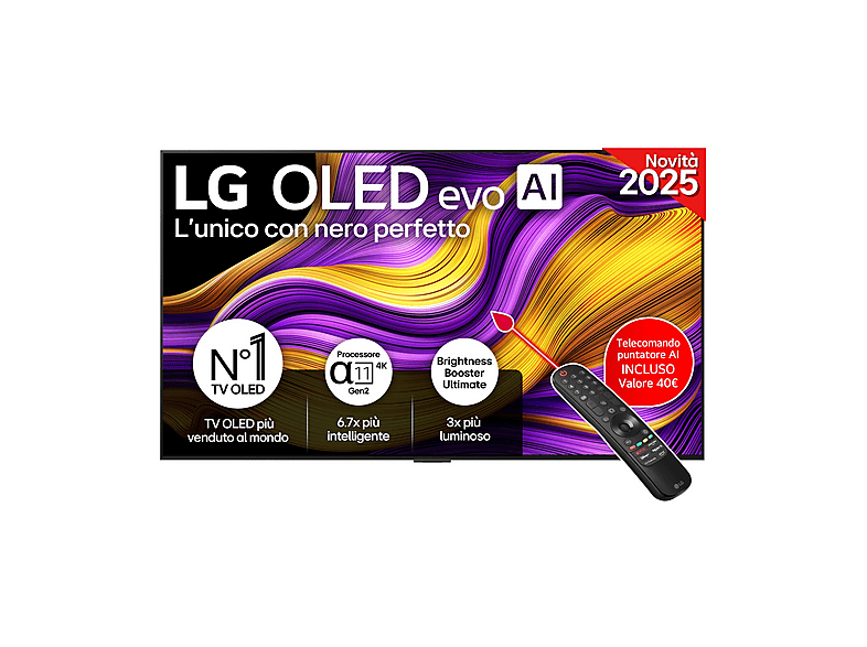 LG Oled evo G5 Oled55G54Lw TV Evo, 55", 4K TV Oled Evo