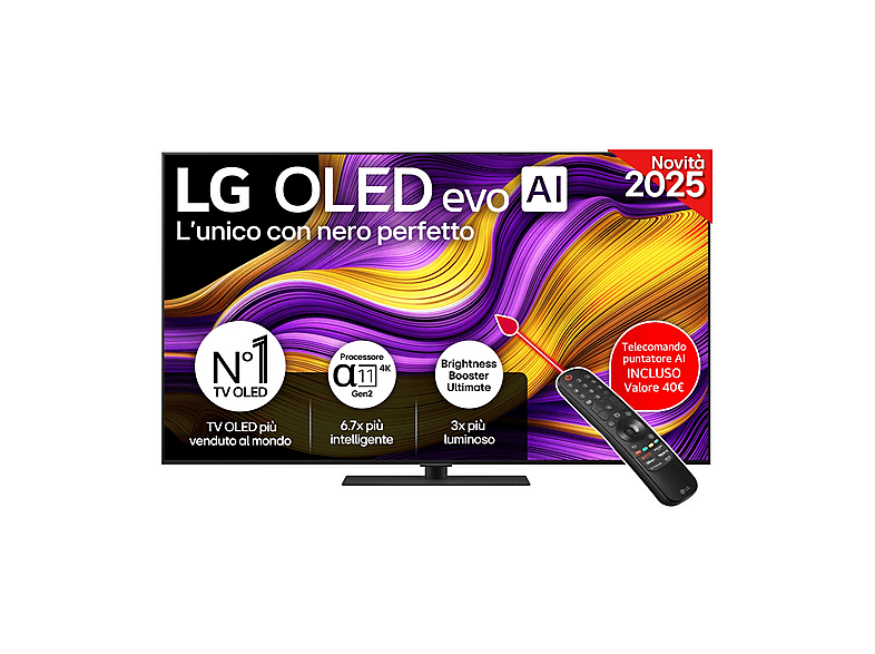 LG Oled evo G5S Oled65G56Ls TV Evo, 65", 4K TV Oled Evo
