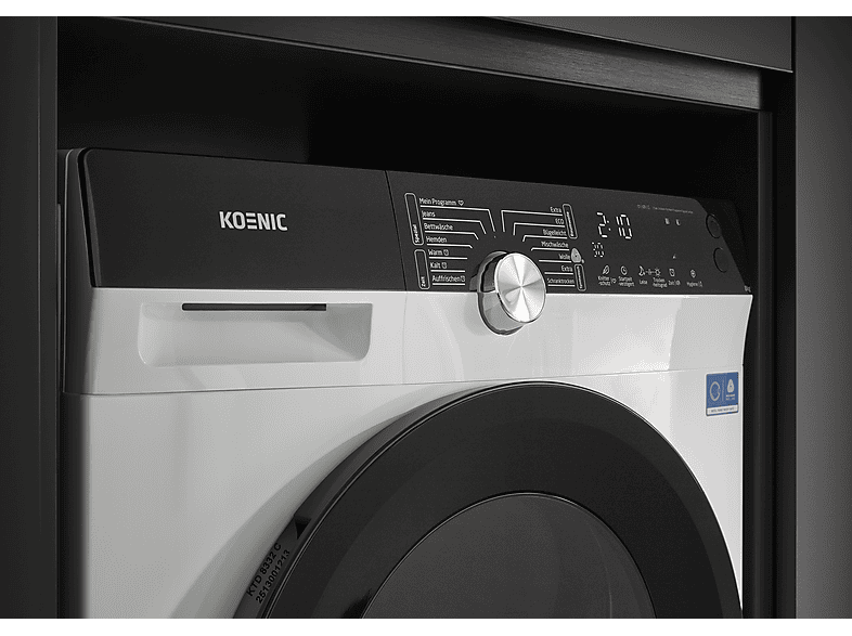 Koenic KTD 8332 B Wärmepumpentrockner (8 kg, EEK: B, 64 dB(A)), Weiß) — Foto 4 von 5