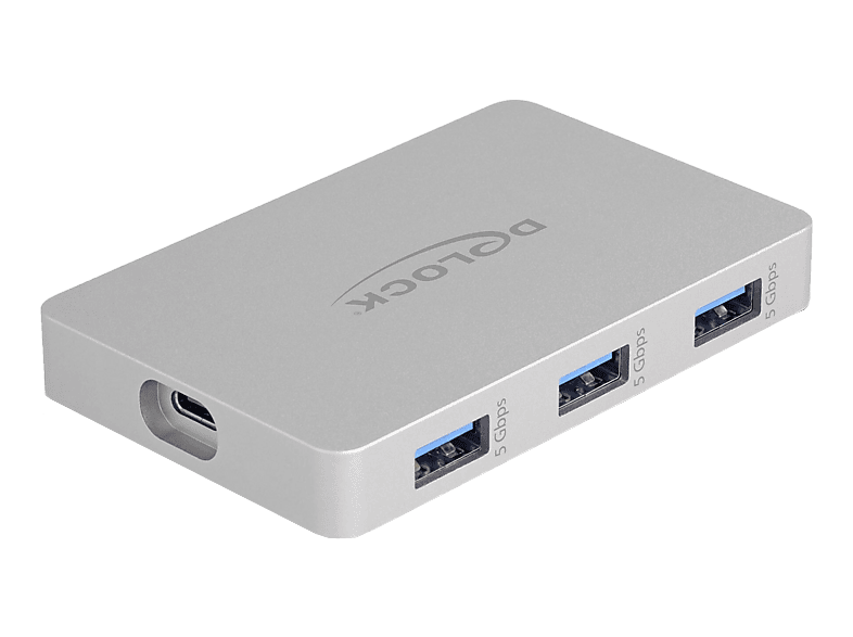 DELOCK 64279 7x Port, USB Hub, Grau