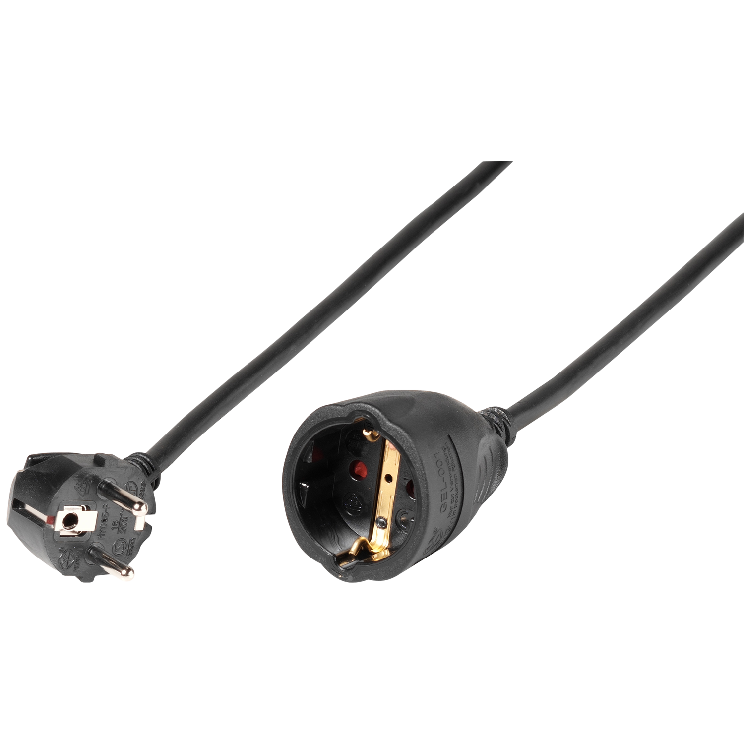 Vivanco Schuko-verlengsnoer M-v 10 M Zwart Verlengkabel