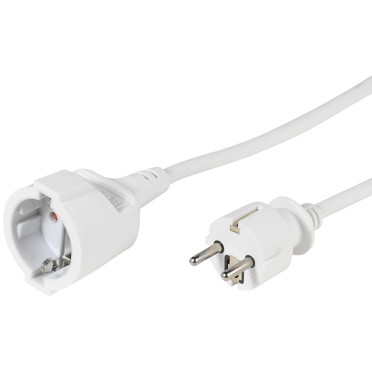 Vivanco Schuko-verlengsnoer M-v 10 M Wit Verlengkabel