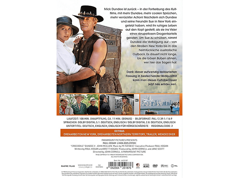 Thumbnail - Crocodile Dundee II DVD