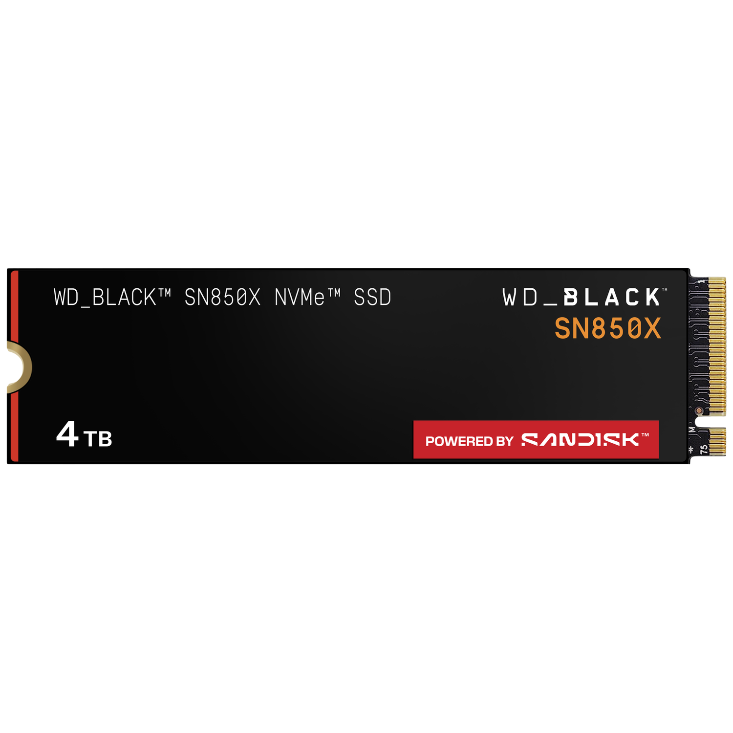 Western Digital Black SN850X - Interne SSD - M.2 NVMe - Opslag voor Gaming - 4TB