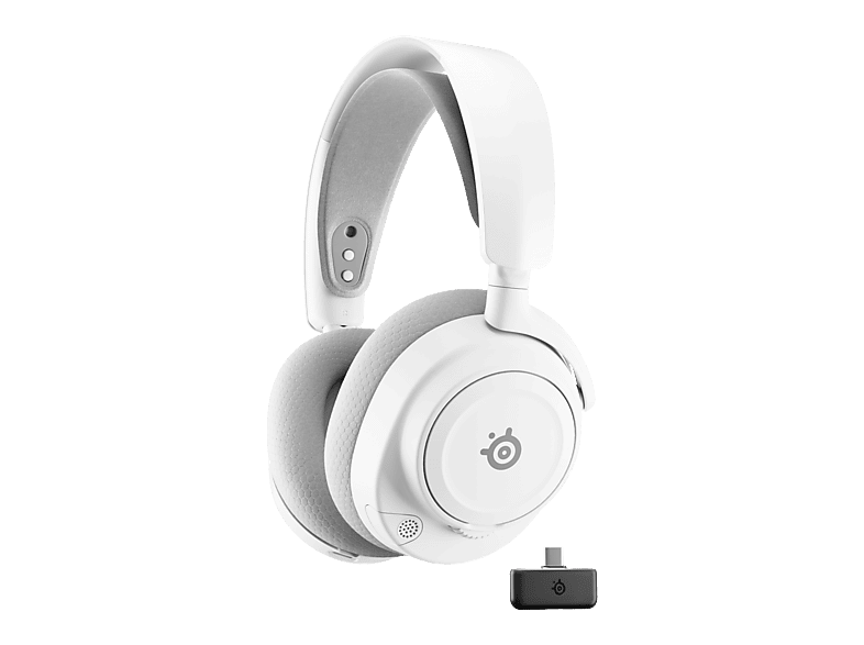 Słuchawki STEELSERIES Arctis Nova 7P Gen 2 Bezprzewodowe, Nauszne, Dźwięk przestrzenny Biały