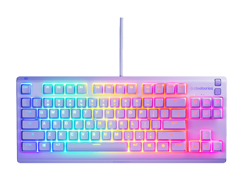 Klawiatura STEELSERIES Apex 3 TKL US Lawendowy