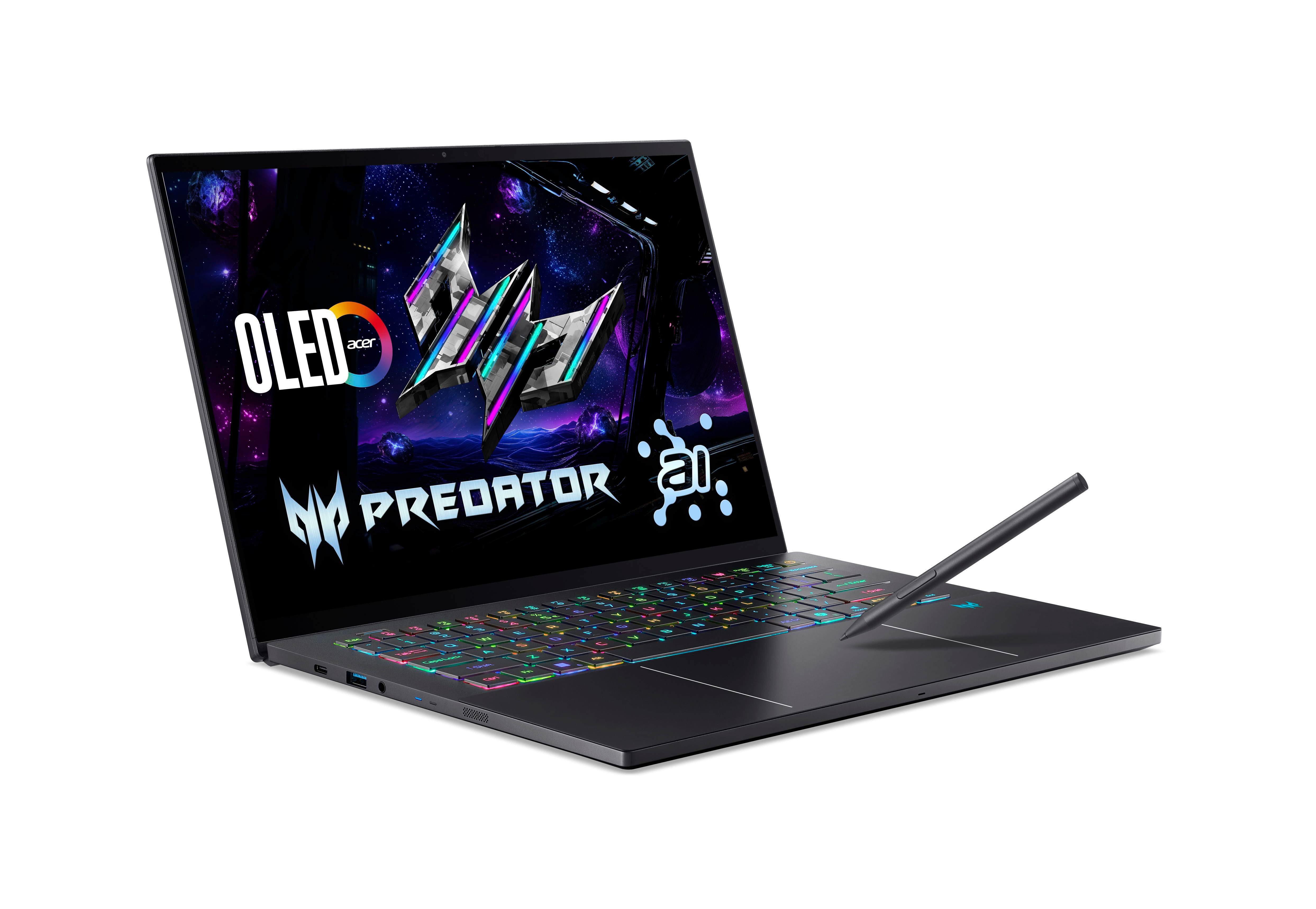 ACER Predator Triton 14 AI (PT14-52T-91AU) mit 120 Hz Display mit RGB ...