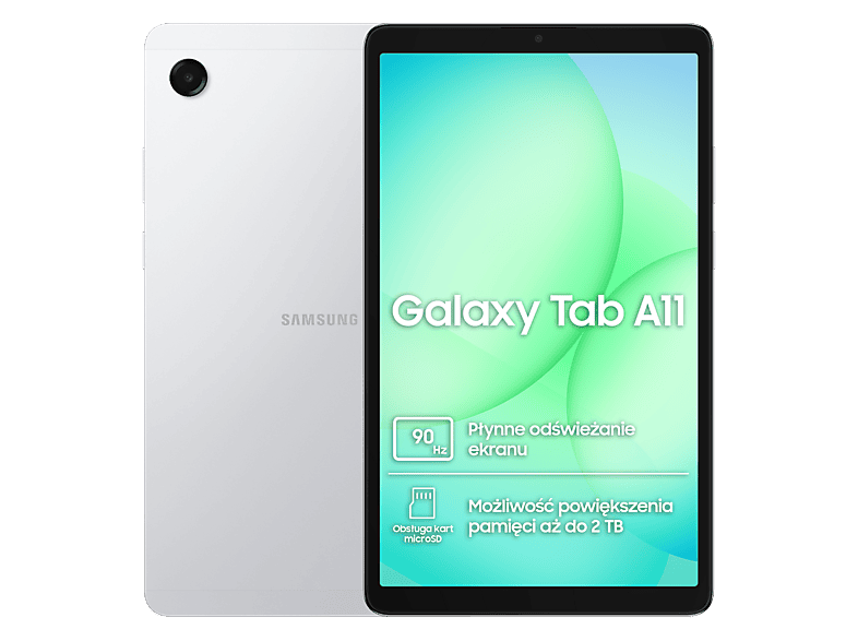 Tablet SAMSUNG Galaxy Tab A11 8.7" 4/64 GB Wi-Fi Srebrny