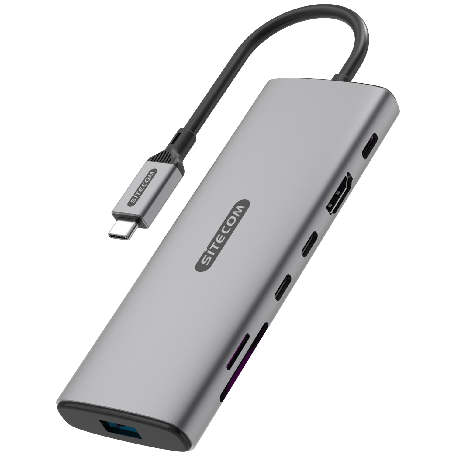 Sitecom 7in1 Usb-c Pd Multiport Adapter G3 Multiportadapter