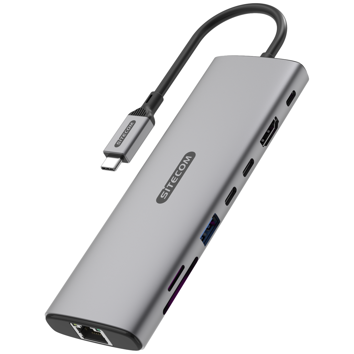Sitecom 8in1 Usb-c Pd Multiport Adapter G3 Multiportadapter