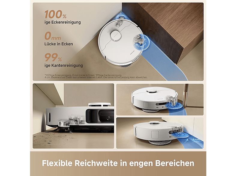Dreame L10s Ultra Gen 3 Set Saugroboter mit Wischfunktion (Weiß, Laufzeit: bis zu 200min., mit Absaugstation) — Foto 5 von 5
