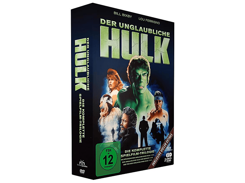 Der unglaubliche Hulk - Die komplette Spielfilm-Trilogie von 1988-1990 plus Extras Blu-ray