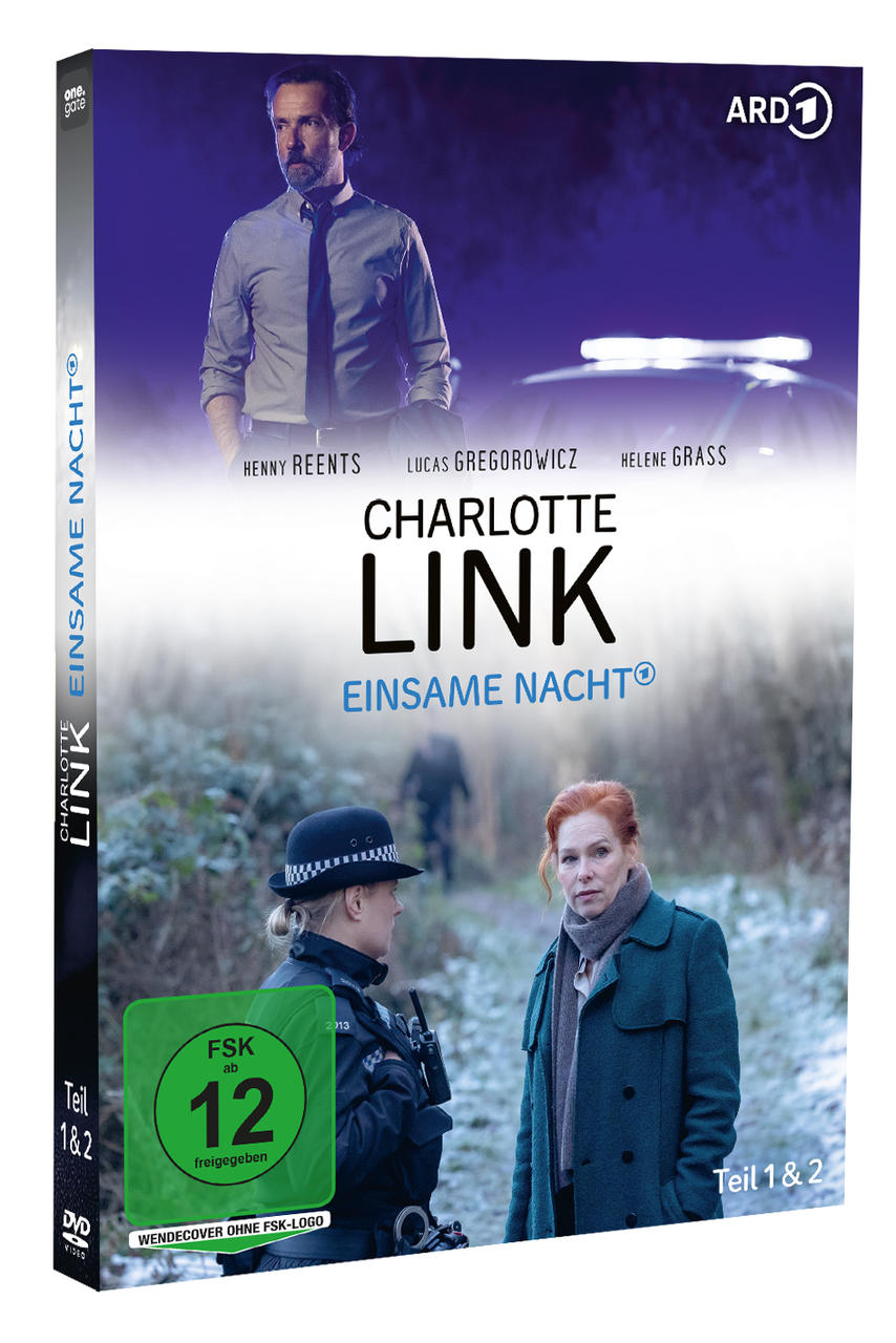 DVD-Cover mit Schauspielern, Titel 'Charlotte Link' und einer Altersfreigabe. Enthält eine Frau in Polizeiuniform und eine in einem grünen Mantel.