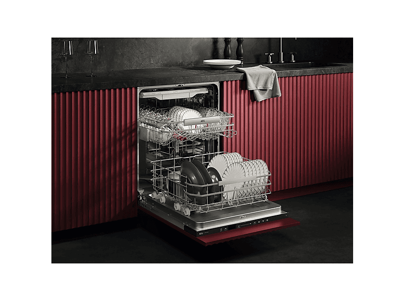 AEG GI8200B2SC 8000 Geschirrspüler (vollintegrierbar, 596 mm breit, 42 dB (A), B)