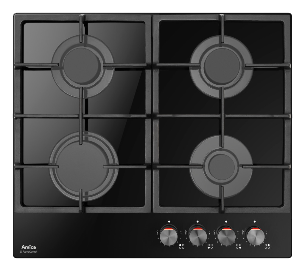AMICA HGG60B (21837) Beépíthető gázfőzőlap