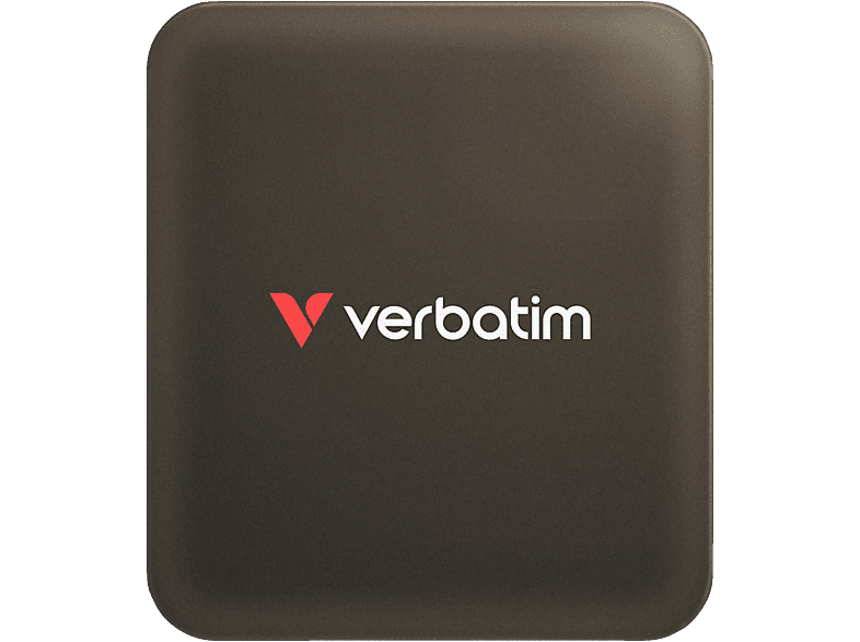 VERBATIM SnapBack Magnetische Festplatte, 512 GB SSD, extern, Mocha Metallic