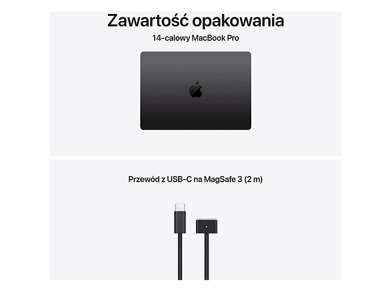 Laptop Apple MacBook Pro M5 14" 16GB/1TB gwiezdna czerń – zdjęcie 2
