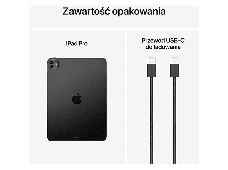 Apple iPad Pro 11-calowy Wi-Fi + Cellular 512 GB ze standardowym szkłem - Gwiezdna czerń – zdjęcie 2