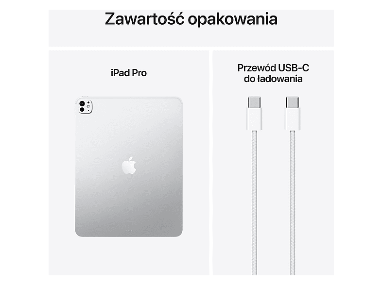 Tablet APPLE iPad Pro (2025) 13 M5 256GB Wi-Fi Srebrny MDYK4HC/A – zdjęcie 3