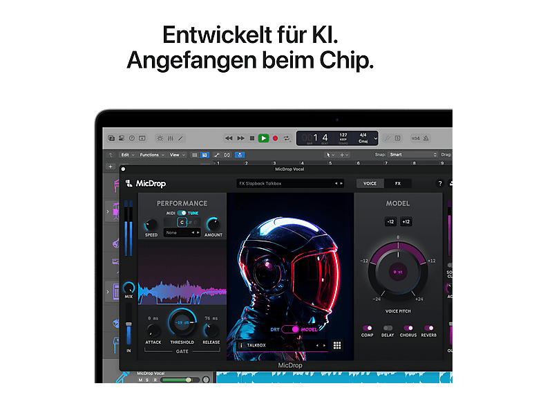 Apple MacBook Pro Silber MDE54D/A - 35,6cm (14''), M5 10-Core Chip, 10-Core GPU, 16GB RAM, 1TB SSD / ohne Netzteil