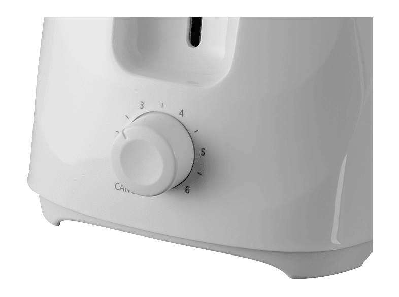 ok. OTO 2722 W Toaster Toaster (Weiß, 700 Watt, Schlitze: 2) — Foto 5 von 5