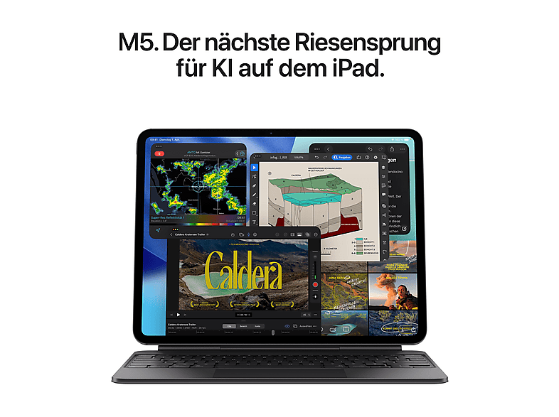Thumbnail - APPLE iPad Pro Wi-Fi (2025), Standard Glas, Tablet, 512 GB, 11 Zoll, Silber