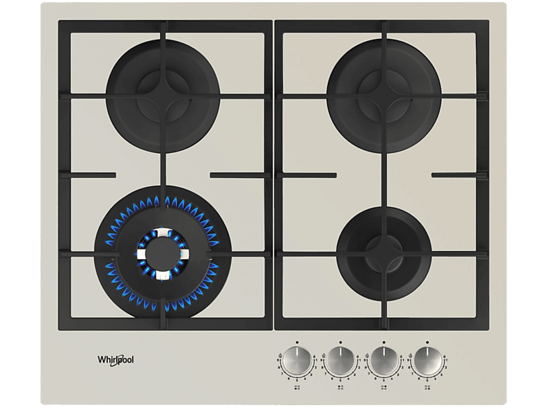 Płyta gazowa WHIRLPOOL GOFL629/S MultiLevel Flame Żeliwne ruszty WOK Szkło