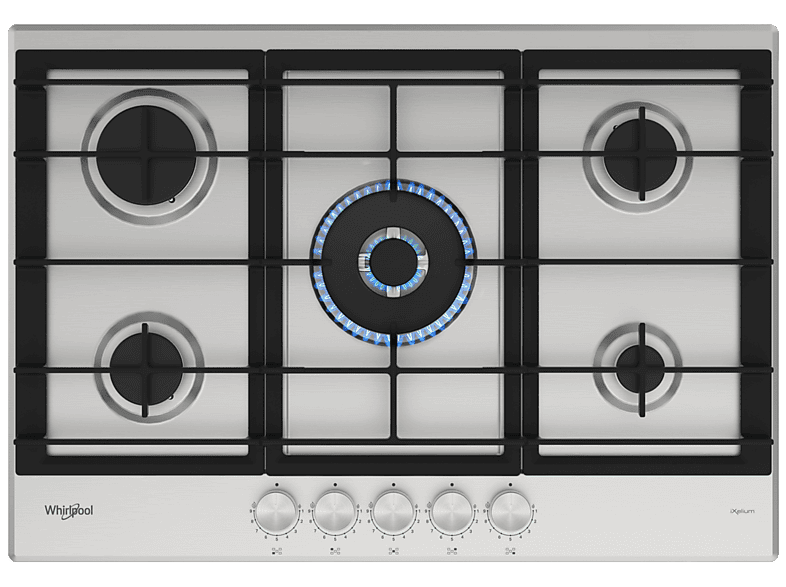 Płyta gazowa WHIRLPOOL GMWL728IXL MultiLevel Flame WOK 4kW Powłoka iXelium