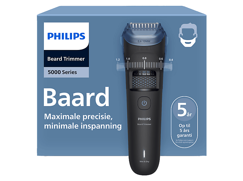 PHILIPS BT5775/15 Philips Series 5000 Baardtrimmer Pianolakzwart