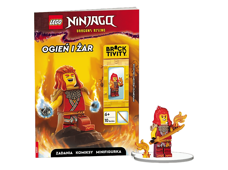 Książka LEGO Ninjago Ogień i Żar