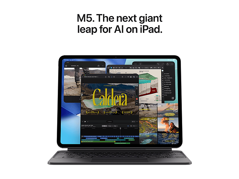 APPLE iPad Pro 11" (2025) Wi-Fi + Cellular, 256 GB, Silber; Tablet — Foto 3 von 5