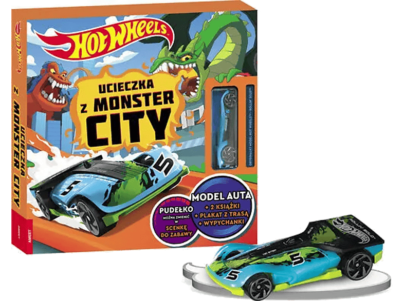 Książka MATTEL Hot Wheels. Ucieczka z Monster City!