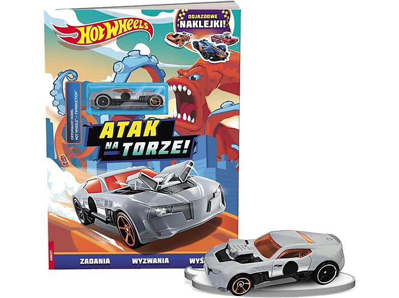 Książka MATTEL Hot Wheels. Atak na torze!