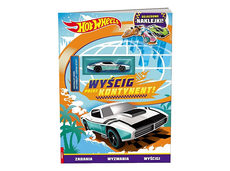 Książka MATTEL Hot Wheels. Wyścig przez kontynent!