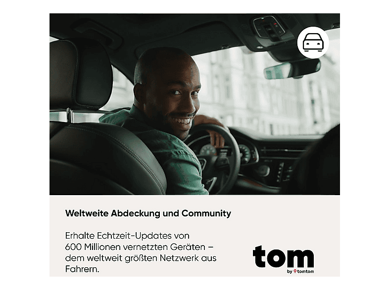 TOMTOM Verkehrs-Assistent Tom (Blitzer-, Stau- und Verkehrswarner) PKW, LKW Weltweit