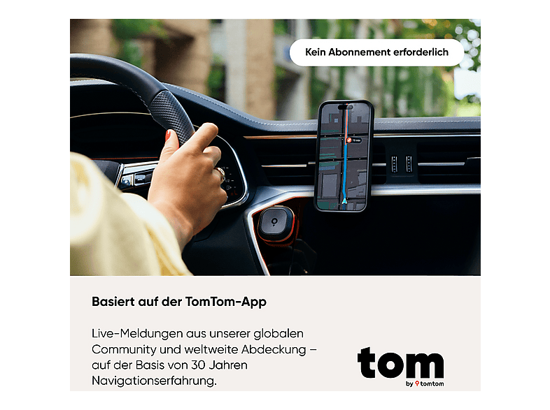 TomTom Tom by TomTom Verkehrs-Assistent (Blitzer-, Stau- und Verkehrswarner); Blitzer- und Verkehrswarner — Foto 5 von 5