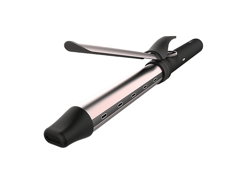 Moldeador - Cecotec SurfCare Curly Sphere, Tecnología iónica, 120ºC-210ºC, Cerámica y Turmalina, Cable de 1.8m 360º, Plata