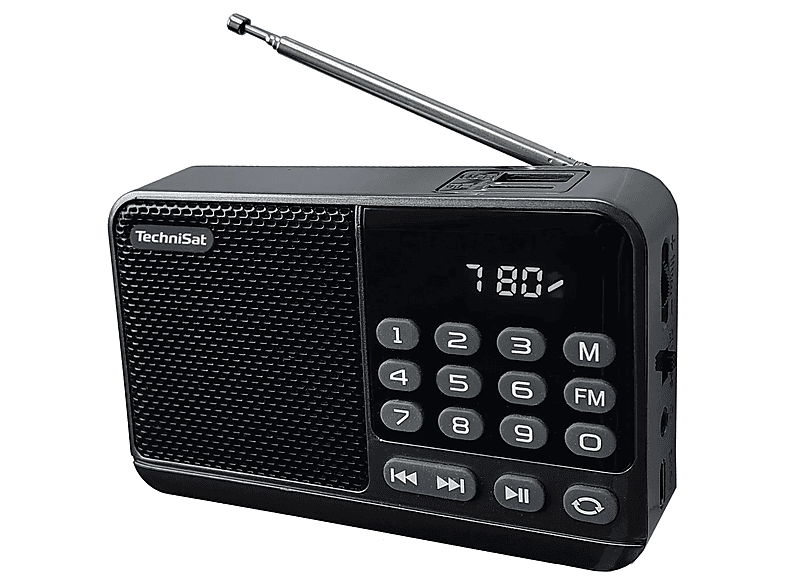 TechniSat TravelRadio 310 Radio FM Czarny – zdjęcie 3