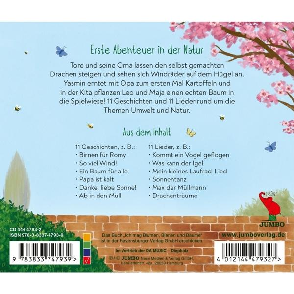 Buchcover mit deutschem Text, Naturillustrationen, rotem Logo und Barcode.