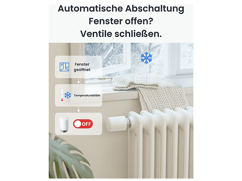 Thumbnail - SWITCHBOT W7830000 Smartes Heizkörperthermostat, Weiß