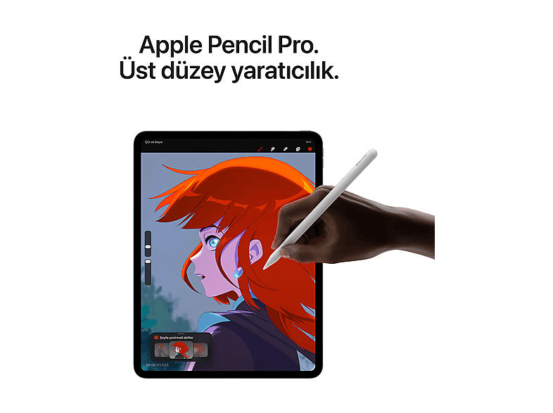 APPLE 11 inç iPad Pro Wi‑Fi + Cellular 1TB Nano Dokulu Camlı