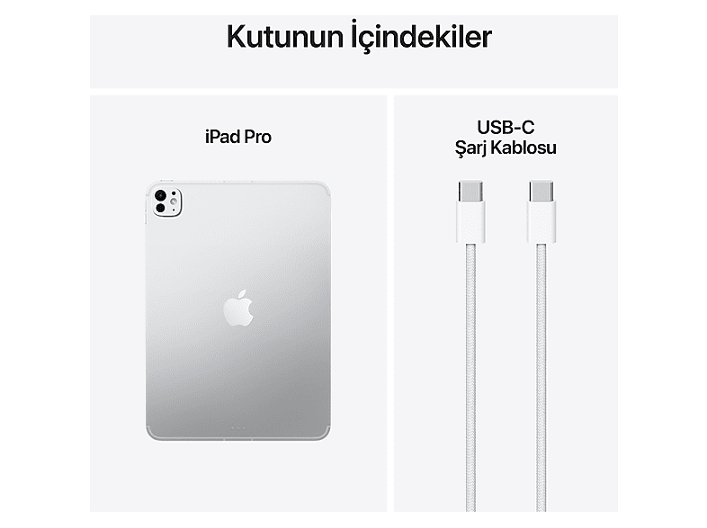APPLE iPad Pro 13 inç Wi‑Fi + Cellular 256 GB Standart Camlı