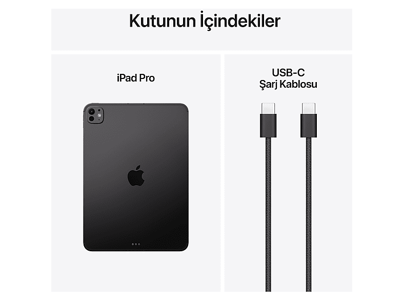 APPLE iPad Pro 13 inç Wi‑Fi + Cellular 1 TB Nano Dokulu Camlı