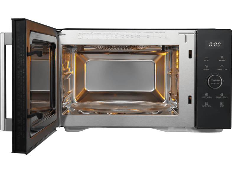 Koenic KMWC 2625 DB 4-in-1-Mikrowelle (900 Watt, Freistehend, 26 l, Schwarz) — Foto 4 von 5